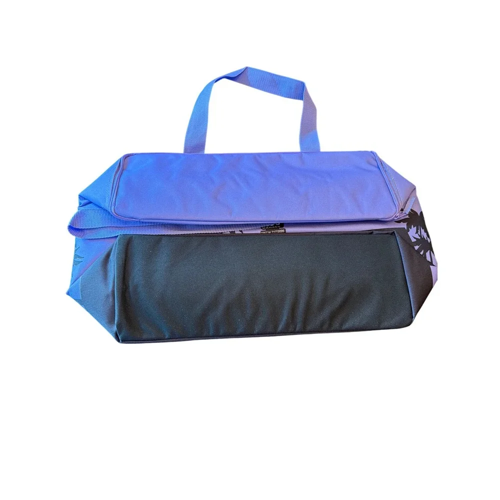 Trader Joe's Insulated Bag Purple Large Reusable 8 Gallon Pasadena 1967 Retro